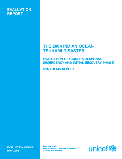 Unicef tsunami synthesis report 2006 png