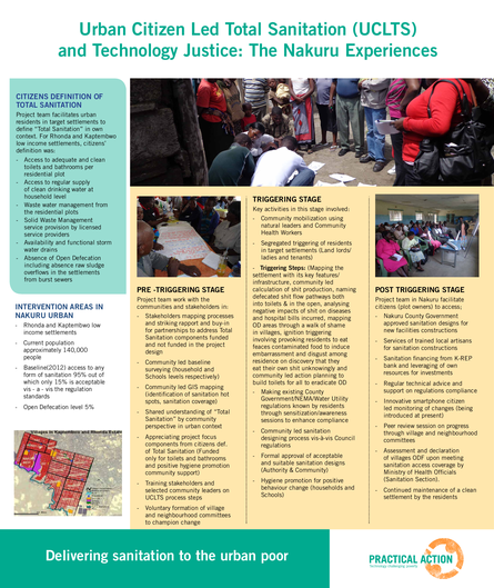 Urban citizen led total sanitation %28uclts %29 and technology j png