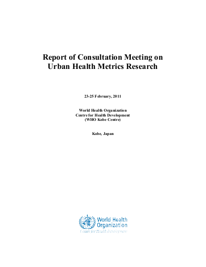 Urban health metrics report png