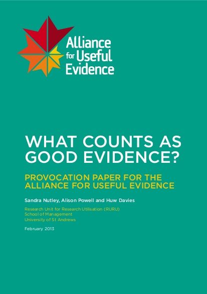 What counts as good evidence web png