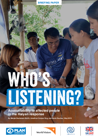 Who is listening briefing paper png