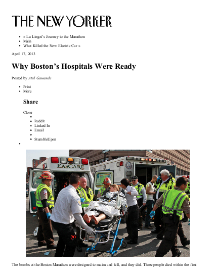 Why boston%27s hospitals were ready the new yorker png